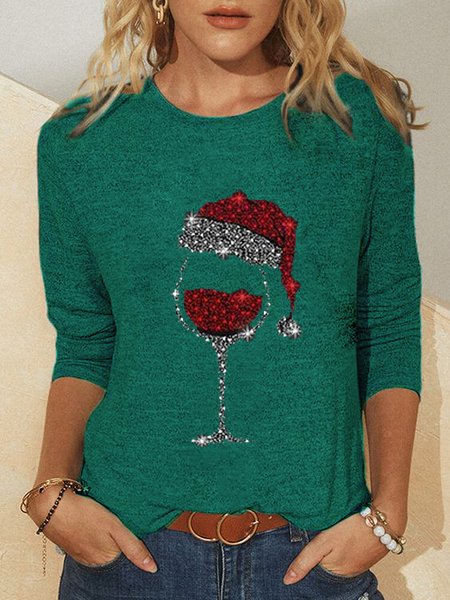 

Cotton Shirts & Tops, Green, T-Shirts