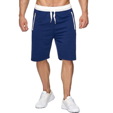 

Cotton Vintage Pants, Blue, Men's shorts