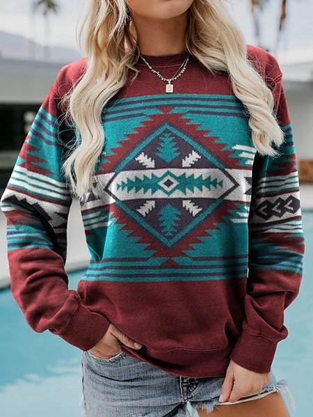 

Crew Neck Ribbed Vintage Sweatshirt, Datered, Sweatshirts & Hoodies