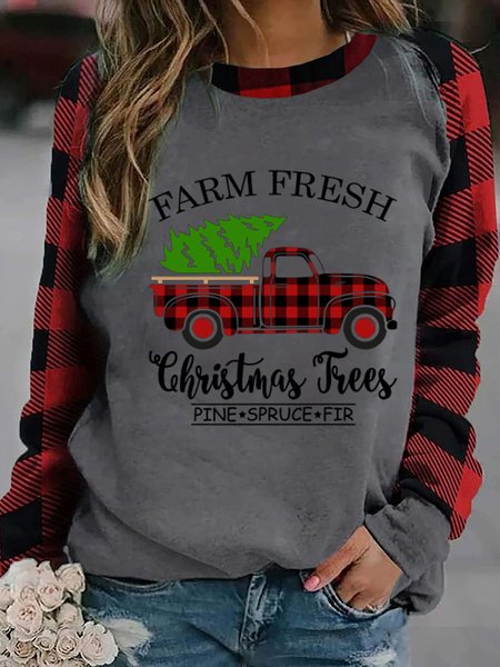 

Christmas Casual Shirts & Tops, Gray, Hoodies&Sweatshirts