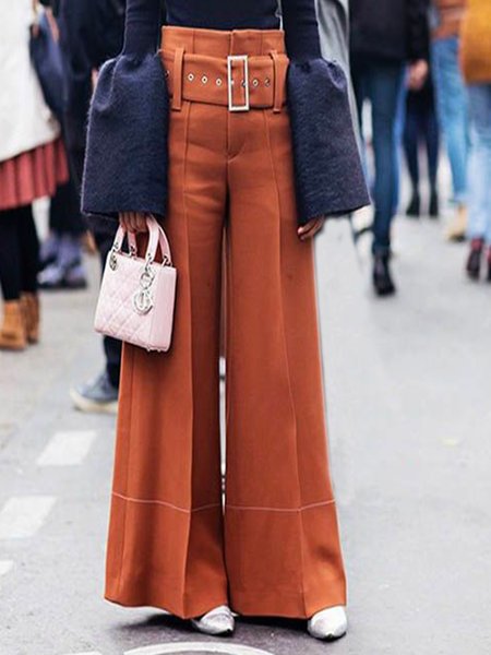 

Pants, Brown, Wide Leg Pants