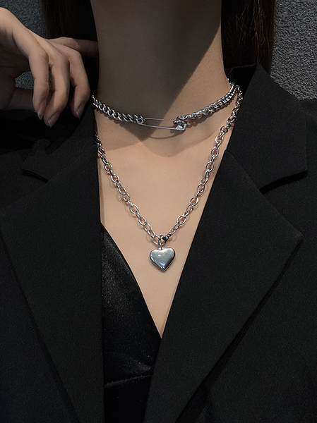 

Necklace, Silver, Necklaces