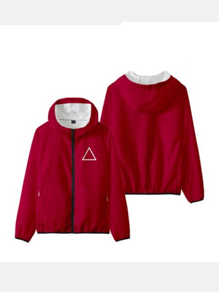 

Casual Long Sleeve Hoodie, Red, Hoodies&Sweatshirts