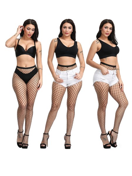 

Simple Fishnet Pantyhose, Socks