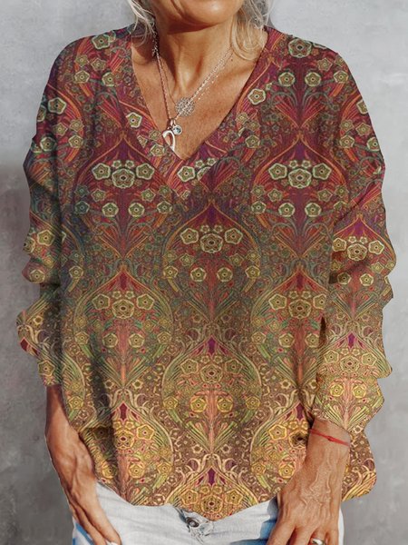 

Casual Loosen Shirts & Tops, As picture, T-Shirts
