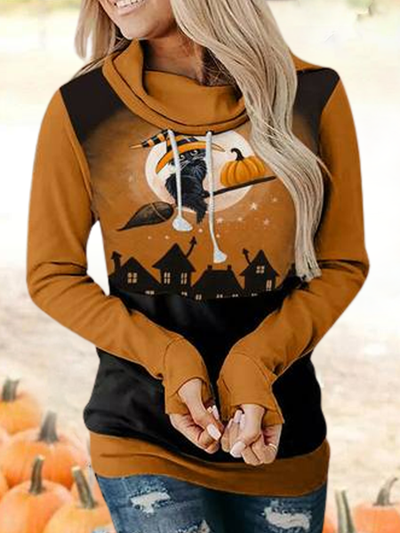 

Halloween Casual Household Daily Vintage limit Plants Sweatshirt, Color3, Sweatshirts & Hoodies