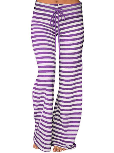 Casual Pants, Purple, Pants