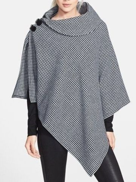 

Fall Loosen Simple Non-Stretch Mid-weight Daily Outerwear, As picture, Coats