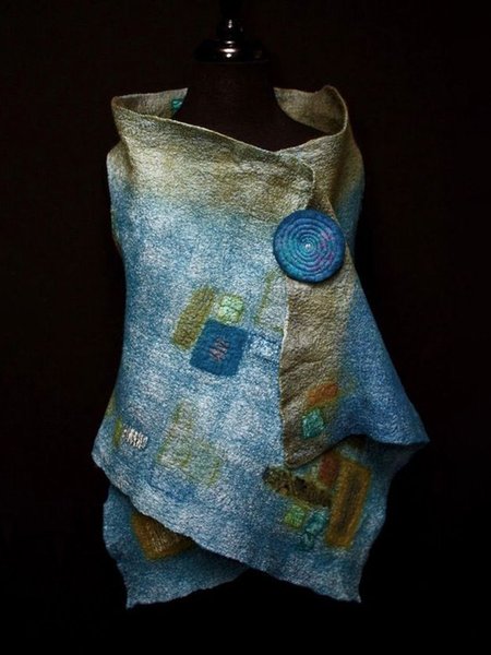 

Retro Colorful Warm Scarf Shawl, As picture, Scarves&Gloves