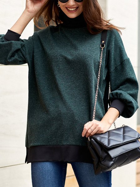 

Solid Loosen Basics Sweatshirt, Darkgreen, Sweatshirts & Hoodies