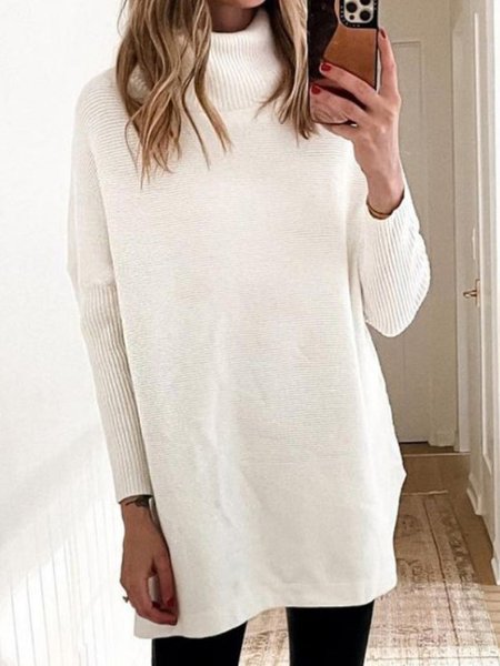 

Casual Acrylic Sweater, Apricot, Sweaters