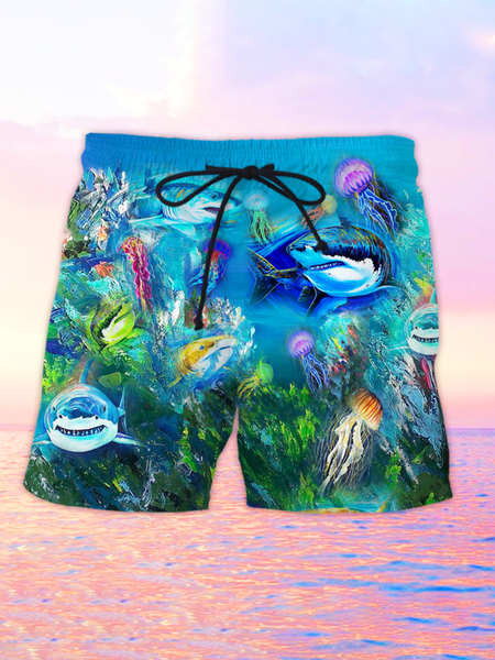 

Cartoon Pants, Multicolor, Men's shorts
