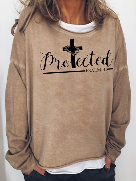 

Psalm 91 Sweatshirt, Khaki, Hoodies&Sweatshirts