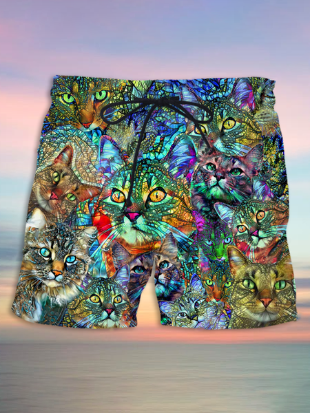 

Vintage Pants, Multicolor, Men's shorts