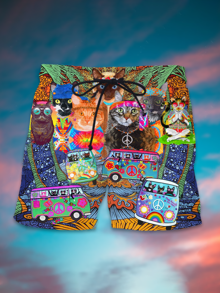 

Vintage Pants, Multicolor, Men's shorts