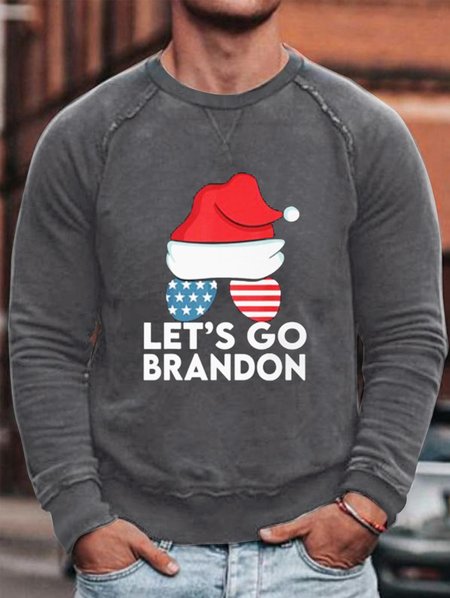 

Print Sweatshirt, Gray, Hoodies&Sweatshirts