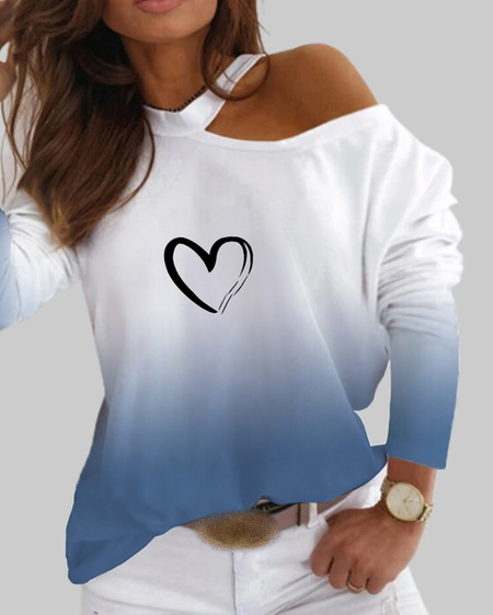 

Casual Ombre Shirts & Tops, Multicolor, Tops