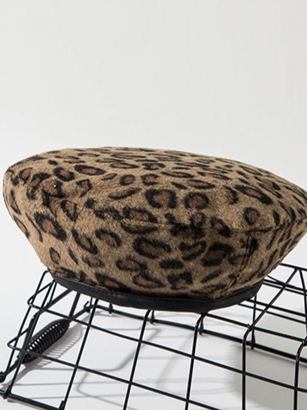 

Casual Hats, Leopard, Women Hats