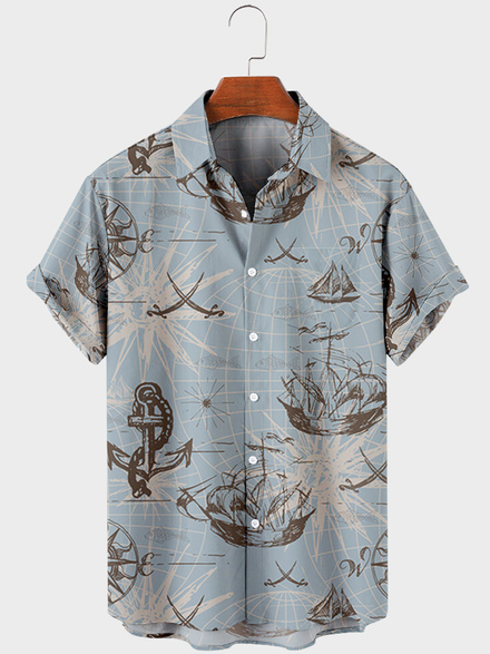 

Sea Short Sleeve Short sleeve shirt, Blue, Shirts ＆ Blouse