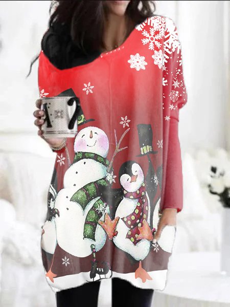 

Christmas Snowman Shirts & Tops, Red, Tops