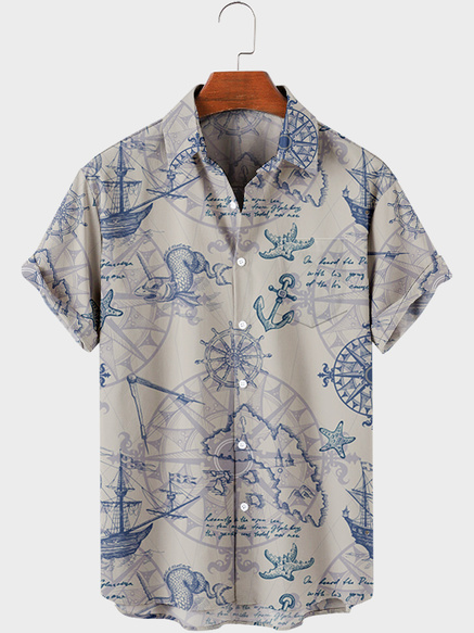 

Short Sleeve Vacation Short sleeve shirt, White, Shirts ＆ Blouse