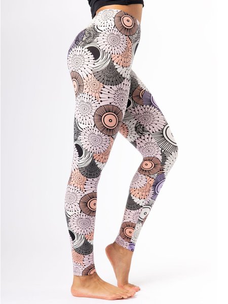 Geometric Leggings, As picture, Leggings
