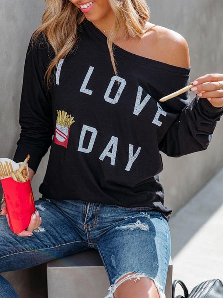 

Letter Turtle Neck Sweatshirt, Black, Sweatshirts & Hoodies