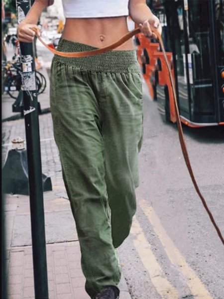 

Loosen Pants, Green, Pants