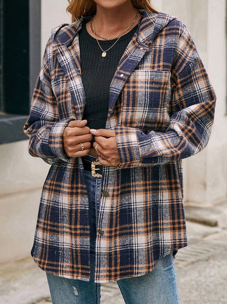 

Hooded Basics Outerwear, Dark blue, Outerwear