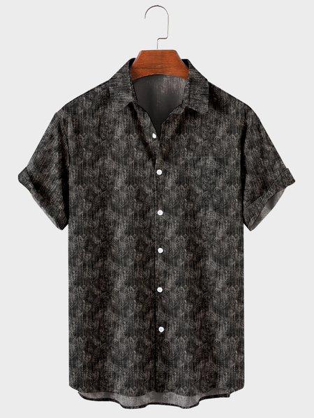 

Short Sleeve Casual Shirts & Tops, Black, Shirts ＆ Blouse