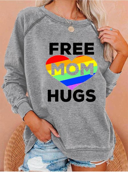 

Family Day Free Mom Hugs Women's sweatshirt, Gray, Hoodies&Sweatshirts