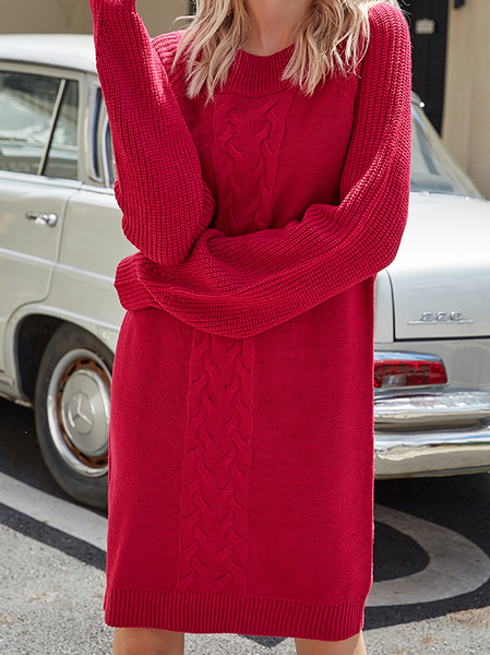 

Gonna Casuale, Rosa scuro, Midi Dresses