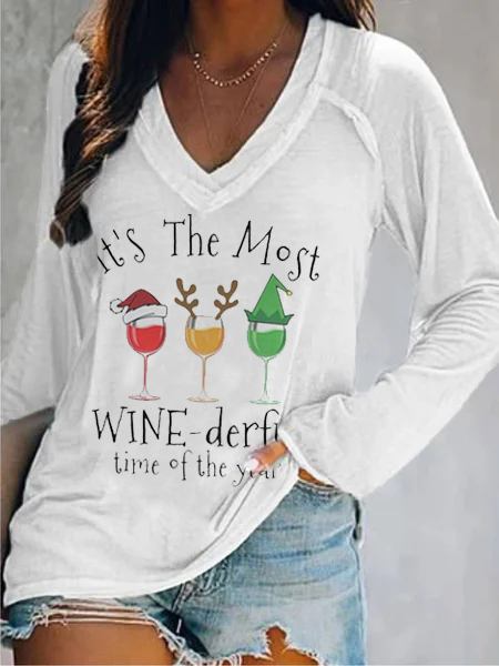 

Loosen Cotton Shirts & Tops, White, T-Shirts
