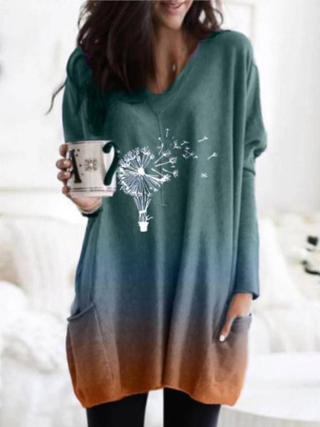 

Casual V Neck Shirts & Tops, Multicolor, Tops