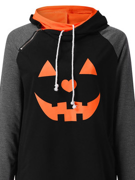 

Printed V Neck Vacation Sweatshirt, Black, Sweatshirts & Hoodies