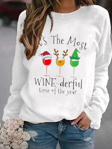 

Loosen Casual Off Shoulder Sweatshirt, White, Hoodies & Sweatshirts