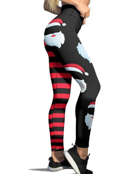 

Christmas Snowman Cotton Pants, Black, Leggings