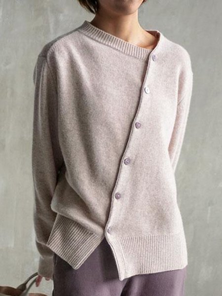 

Wool/Knitting Plain Sweater, Lavender, Sweaters & Cardigans