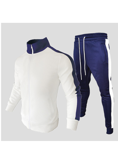 

Stand Collar Cotton Suits, Color6, Two-pieces