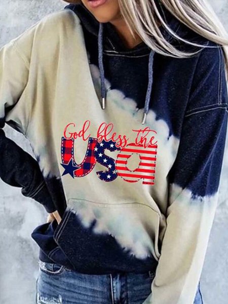 

Casual Color Block Sweatshirt, As picture, Hoodies & Sweatshirts