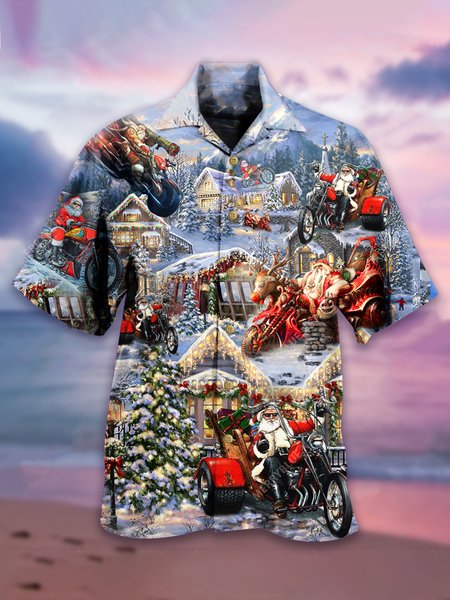 

Vacation Short Sleeve Shirts & Tops, As picture, Men's Floral shirt