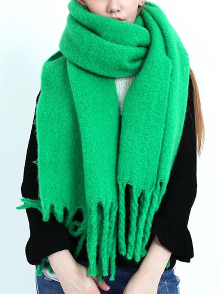 

Christmas Standard Vintage Elegant Scarf Cape, Green, Scarves