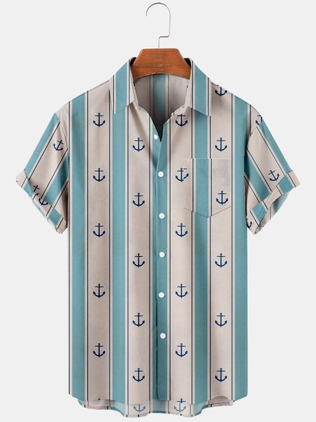 

Casual Short Sleeve Shirts, As picture, Shirts ＆ Blouse