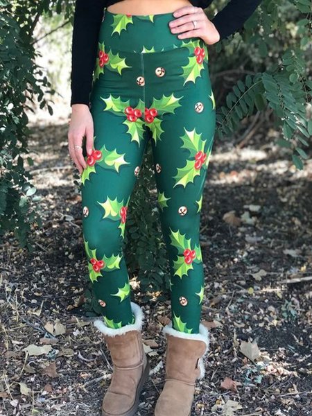 

Skinny Pants, Green, Leggings