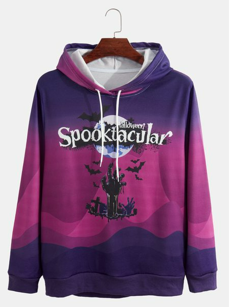

Printed Casual Sweatshirt, As picture, Hoodies&Sweatshirts