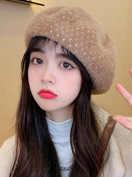 Casual Hats, Camel, Women Hats