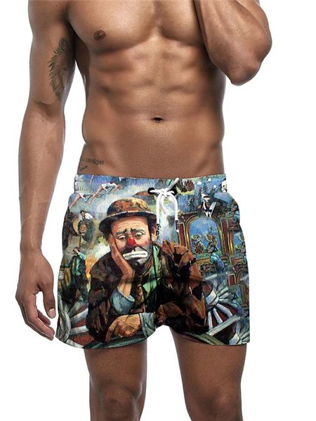 

Figure Casual Pants, As picture, Men's shorts