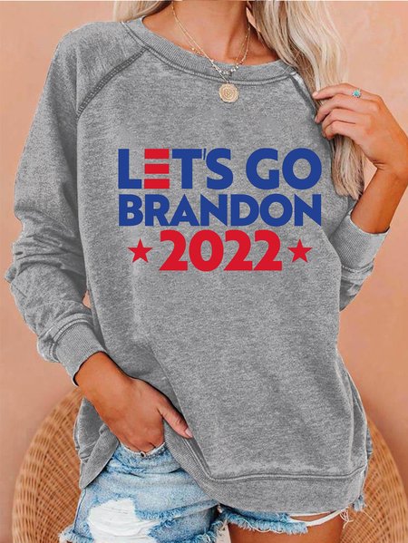 

2022 Long Sleeve Sweatshirt, Gray, Hoodies&Sweatshirts