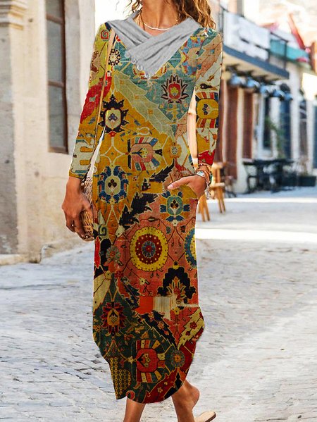 

Vintage Dresses, As picture, Maxi Dresses