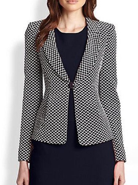 

Regular Fit Elegant Outerwear, Black, Blazers